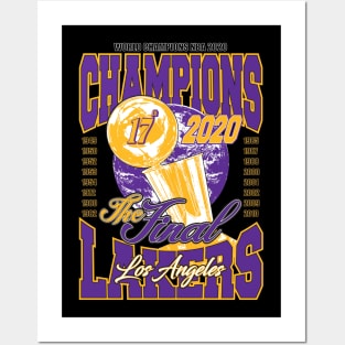 2020 NBA Finals Champions Los Angeles Posters and Art